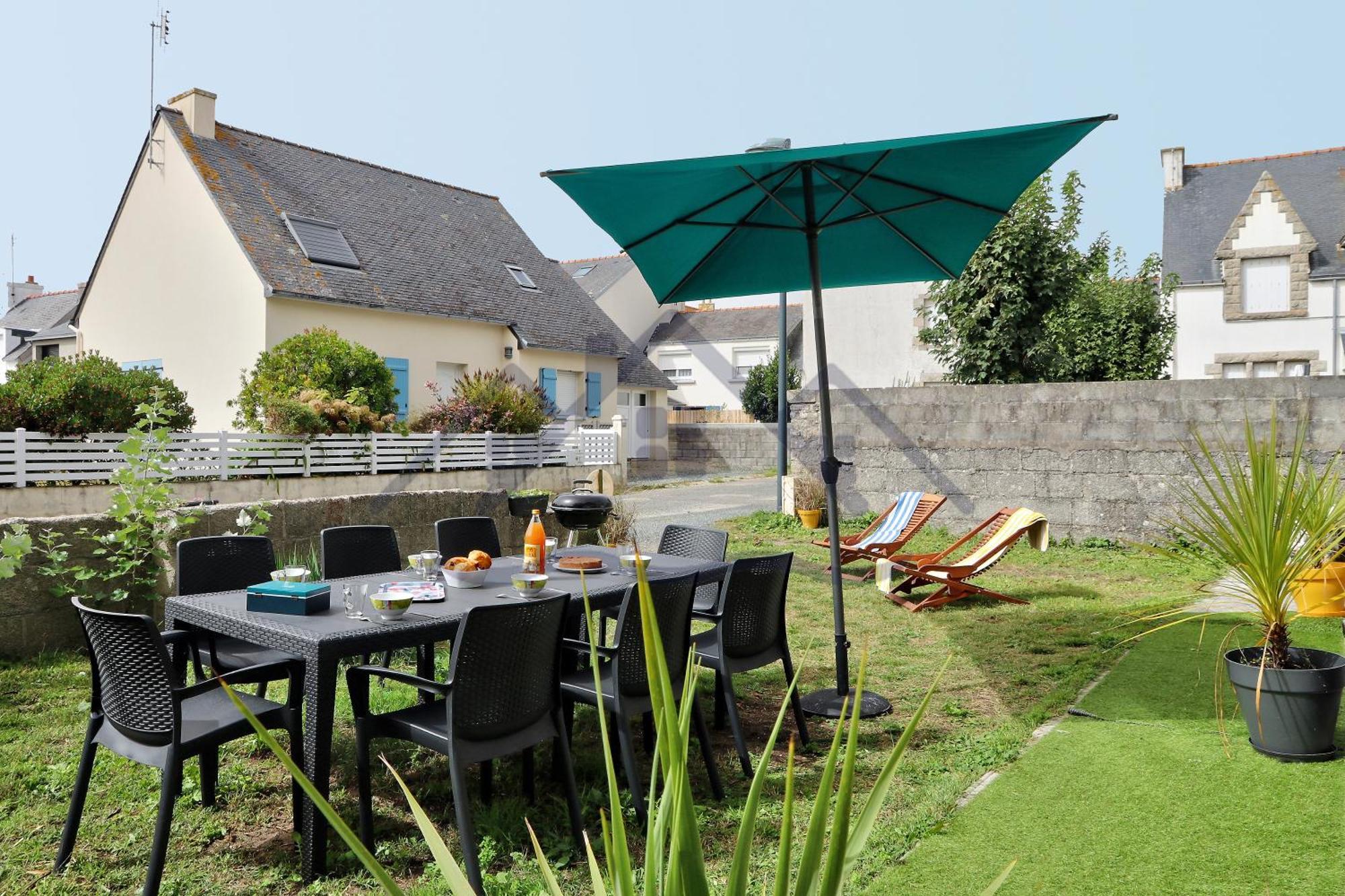 Localise - M8 - Ty Geoland - Maison A Deux Pas Du Centre Avec Jardin Au Guilvinec - Wifi Inclus - Animaux Bienvenus- Linge De Lit Inclus Екстер'єр фото